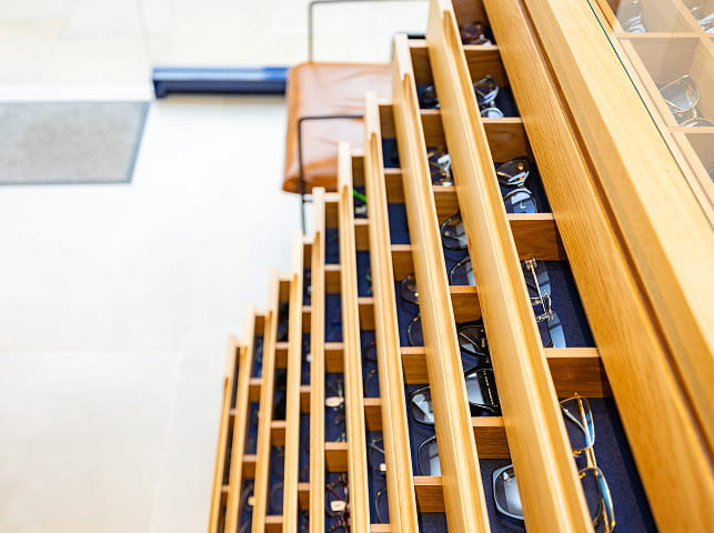 Stock of glasses