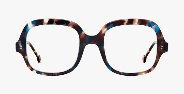 Eyeglasses with white background